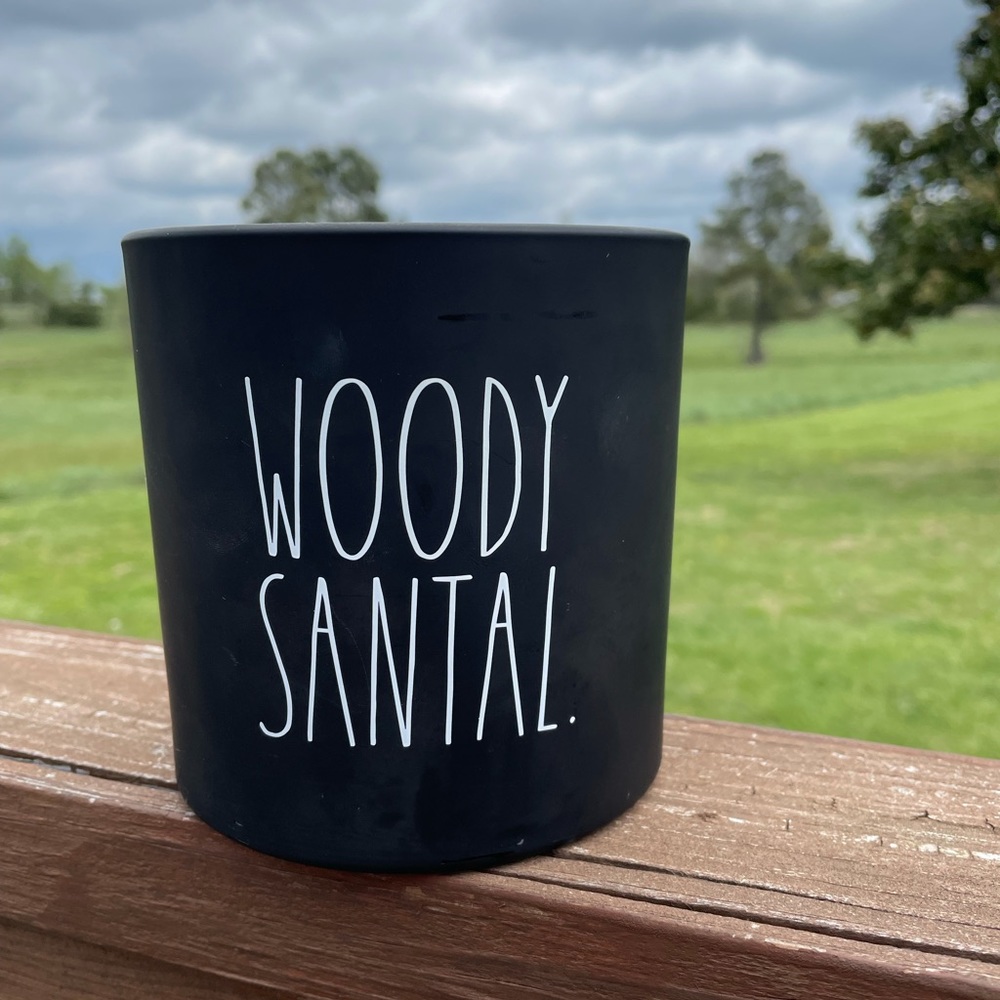 2021 Rae Dunn Woody Santal Candle